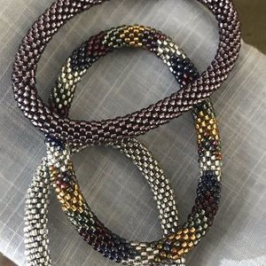 Beaded bracelets from Nepal